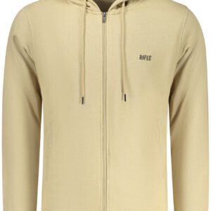RIFLE Herren-Sweatshirt mit Reißverschluss, beige