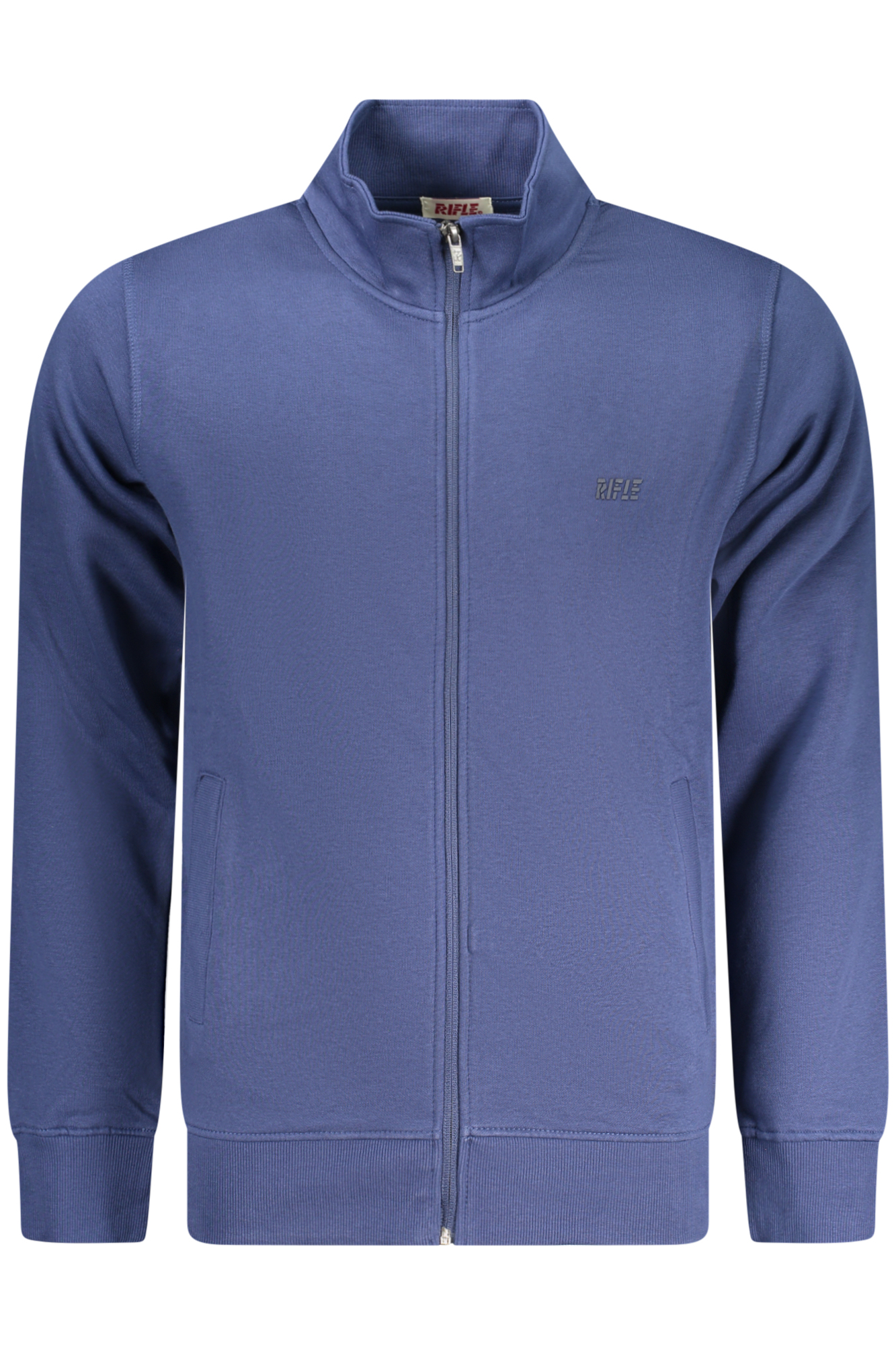 RIFLE HERREN BLAUES SWEATSHIRT MIT REISSVERSCHLUSS