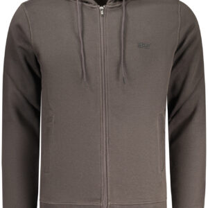 RIFLE Herren-Sweatshirt mit Reißverschluss, grau