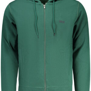 RIFLE Herren-Sweatshirt mit Reißverschluss, grün