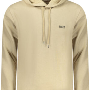 RIFLE Herren-Sweatshirt mit Reißverschluss, beige