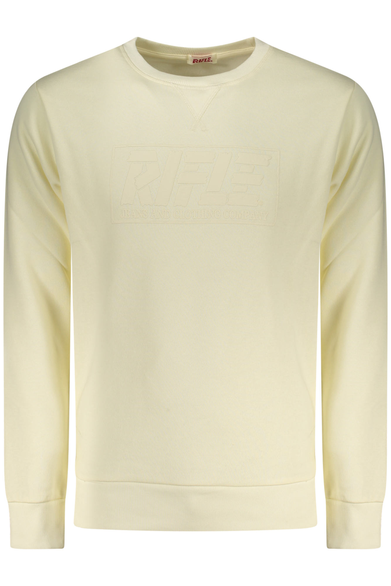 RIFLE HERREN-SWEATSHIRT MIT REISSVERSCHLUSS WEISS