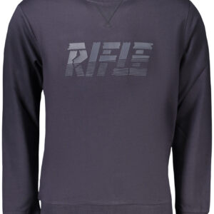 RIFLE Herren-Sweatshirt mit Reißverschluss, blau