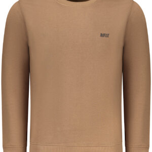 RIFLE Herren-Sweatshirt mit Reißverschluss, braun
