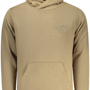 RIFLE Herren-Sweatshirt mit Reißverschluss, braun