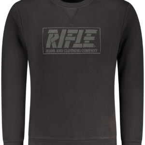 RIFLE HERREN SCHWARZES SWEATSHIRT MIT REISSVERSCHLUSS
