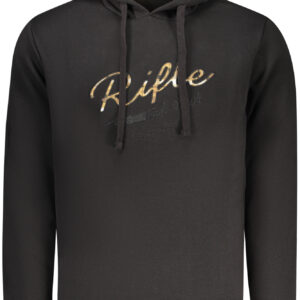 RIFLE HERREN SCHWARZES REISSVERSCHLUSS-SWEATSHIRT