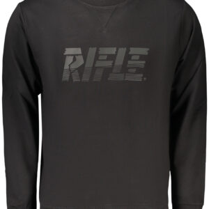 RIFLE HERREN SCHWARZES REISSVERSCHLUSS-SWEATSHIRT