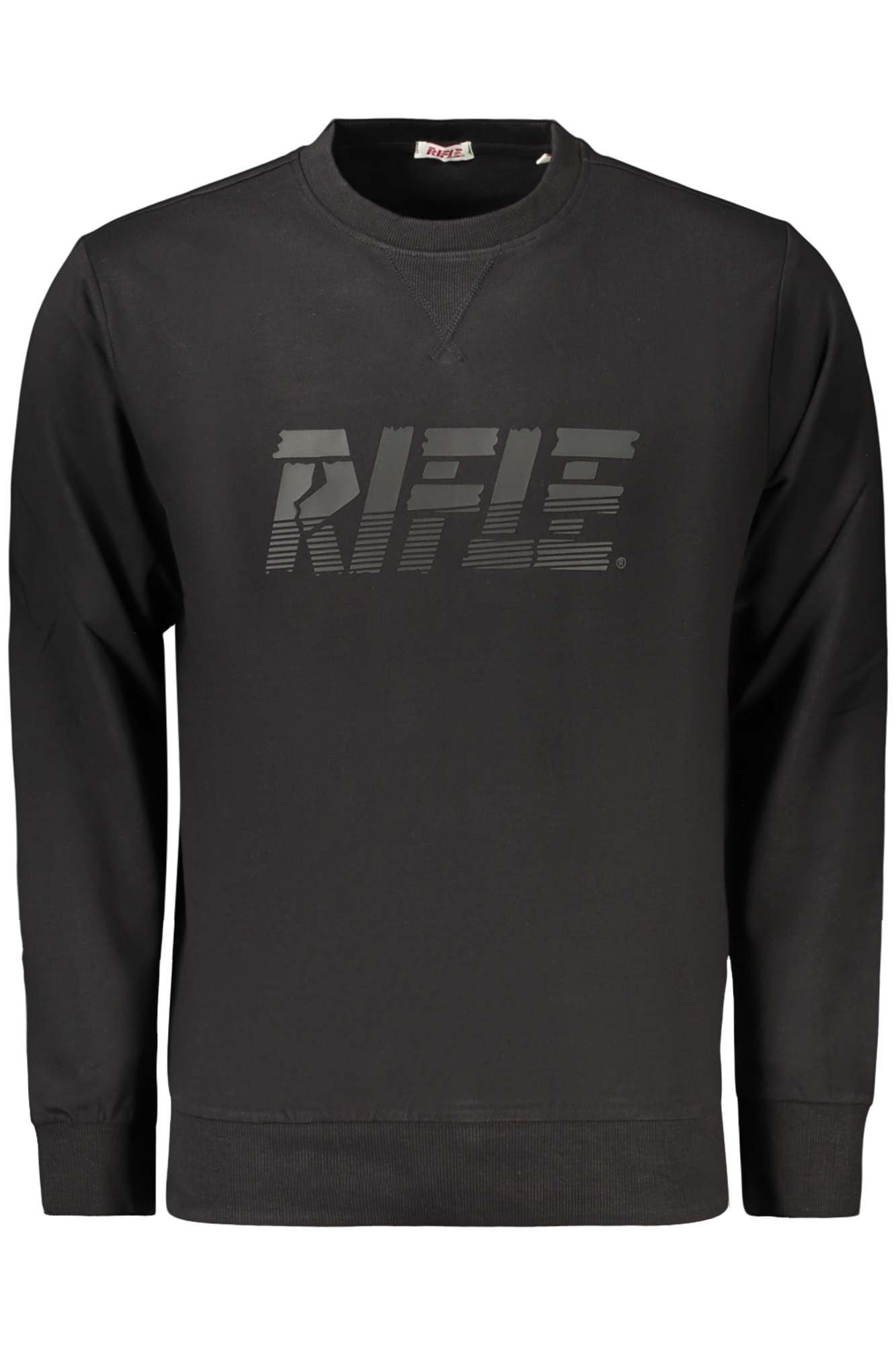 RIFLE HERREN SCHWARZES REISSVERSCHLUSS-SWEATSHIRT