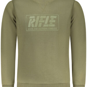 RIFLE HERREN-SWEATSHIRT MIT REISSVERSCHLUSS GRÜN