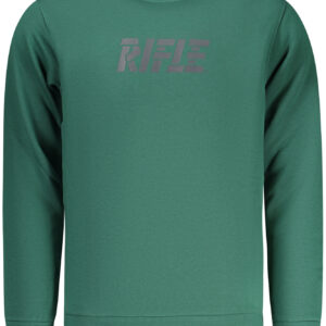 RIFLE Herren-Sweatshirt mit Reißverschluss, grün