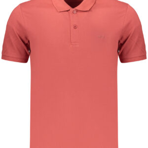 ROTES HERREN-POLOSHIRT MIT KURZEN ÄRMELN UND GEWEHRMODUS