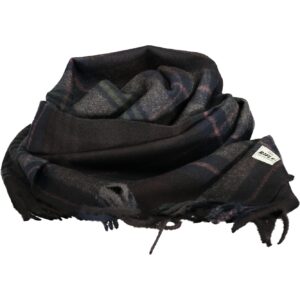 SCHAL MIT GEWEHRMODE, HERREN, SCHWARZ