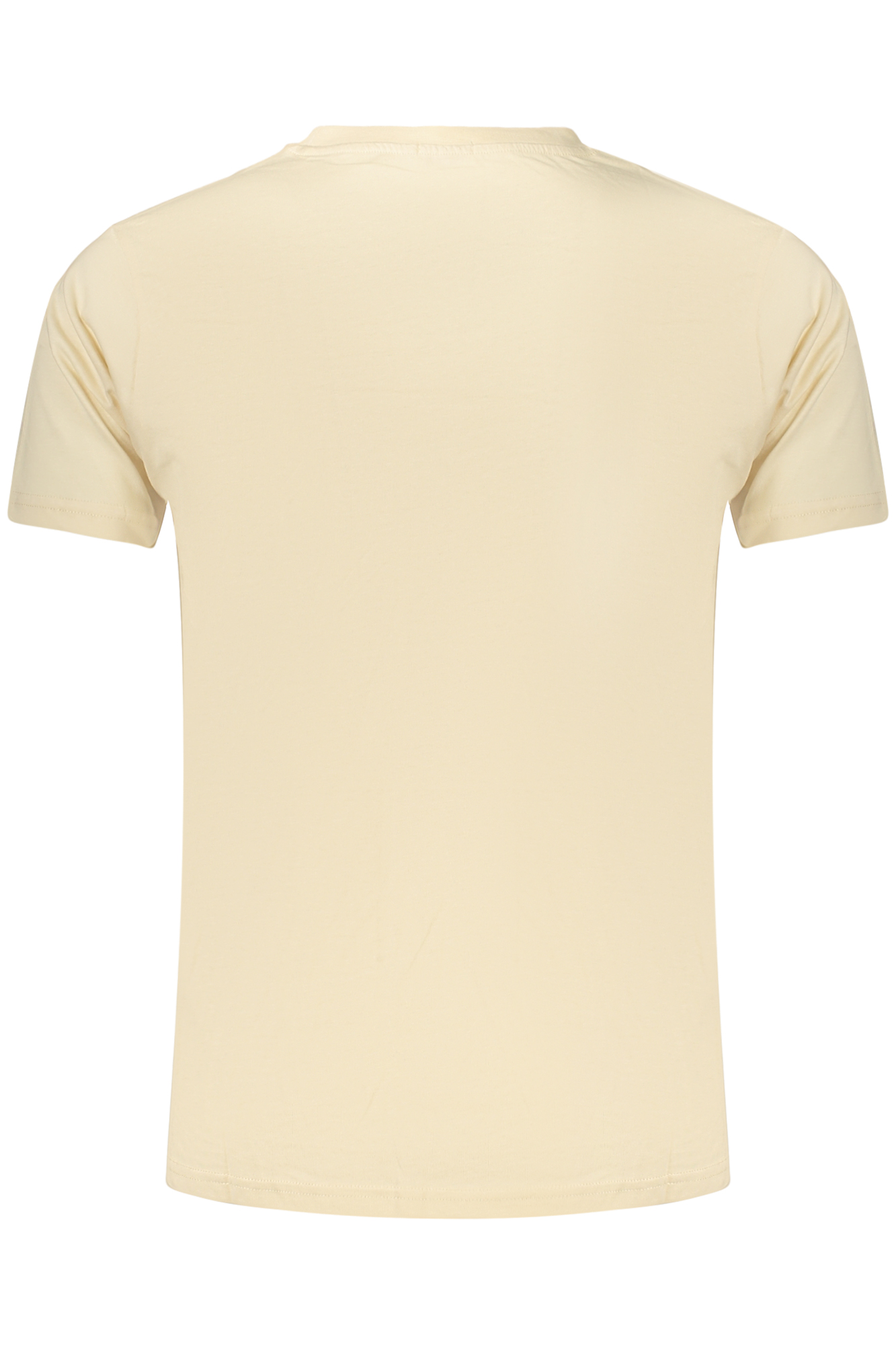 Herren-T-Shirt mit Gewehrmotiv, kurzärmelig, beige – Bild 2