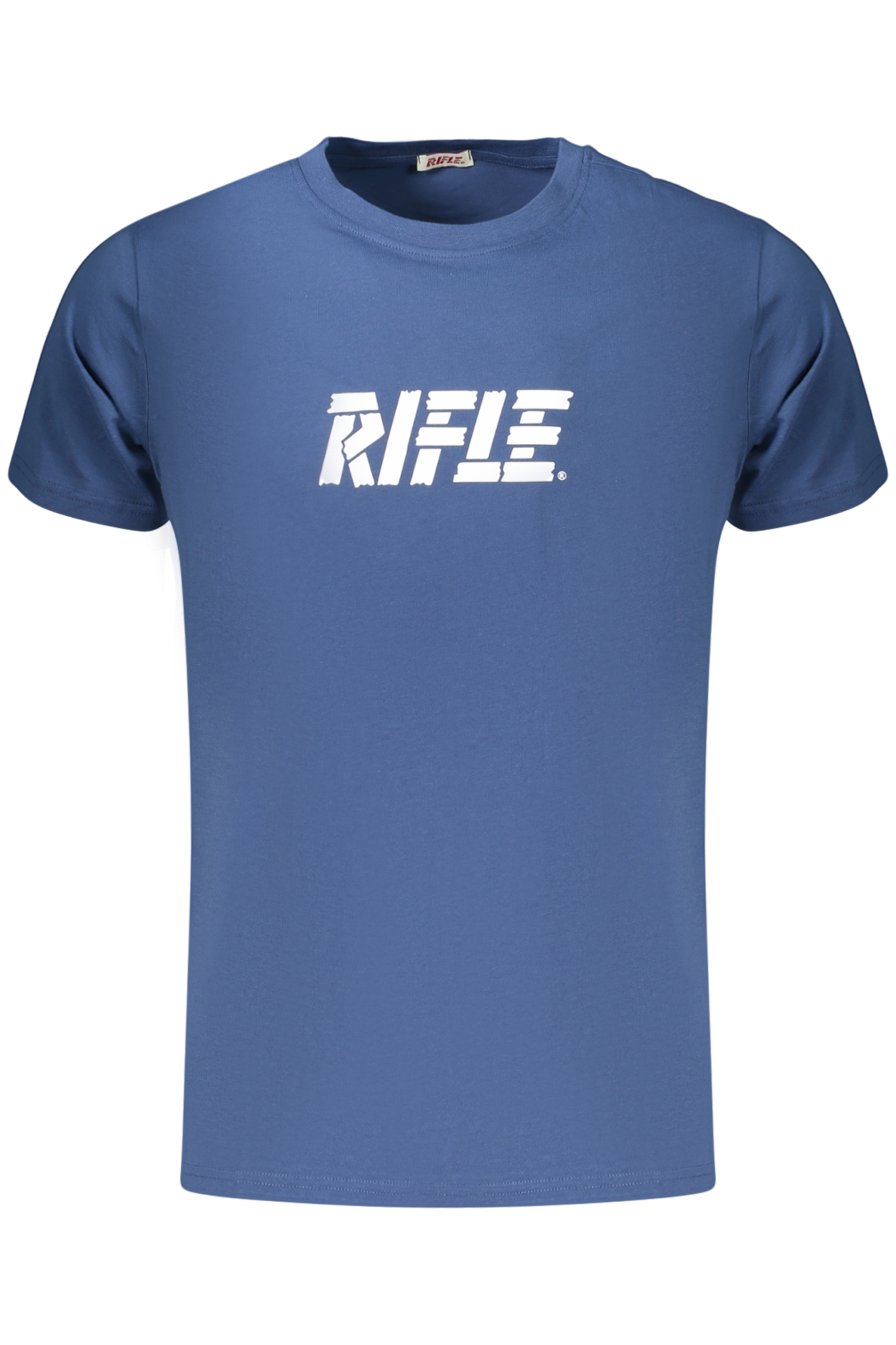 Gewehr-Kurzarm-T-Shirt Herren Blau