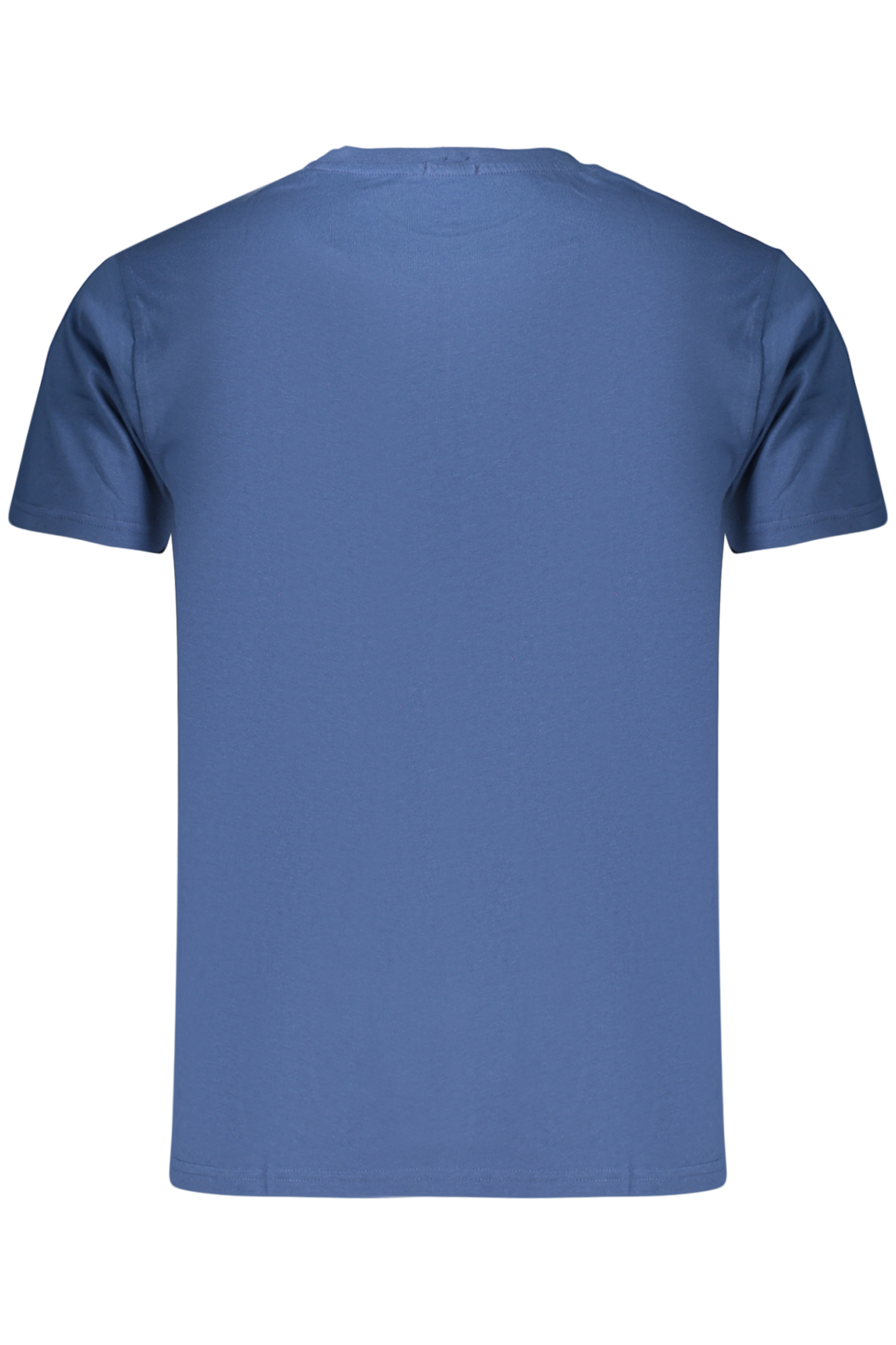 Gewehr-Kurzarm-T-Shirt Herren Blau – Bild 2