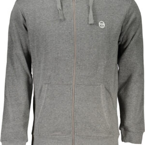 SERGIO TACCHINI HERREN-SWEATSHIRT MIT GRAUEM ZIP