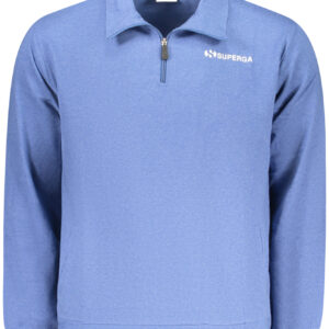 SUPERGA Herren-Sweatshirt mit Reißverschluss, blau