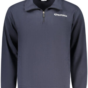 SUPERGA HERREN-SWEATSHIRT MIT REISSVERSCHLUSS, BLAU