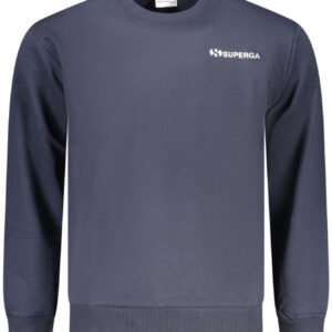 SUPERGA HERREN-SWEATSHIRT MIT REISSVERSCHLUSS, BLAU