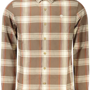 TIMBERLAND HERREN LANGARMHEMD, BRAUN