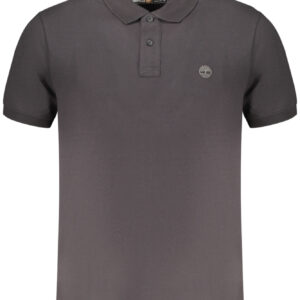 TIMBERLAND Herren-Poloshirt mit kurzen Ärmeln, schwarz