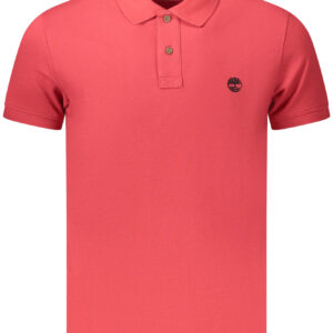 TIMBERLAND Herren-Poloshirt mit kurzen Ärmeln, Rot