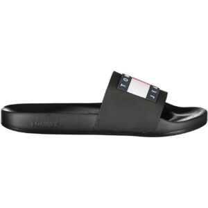 TOMMY HILFIGER HERREN SLIPPER SCHUHE SCHWARZ
