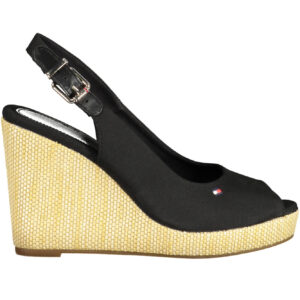 TOMMY HILFIGER DAMEN SANDALEN SCHUHE SCHWARZ