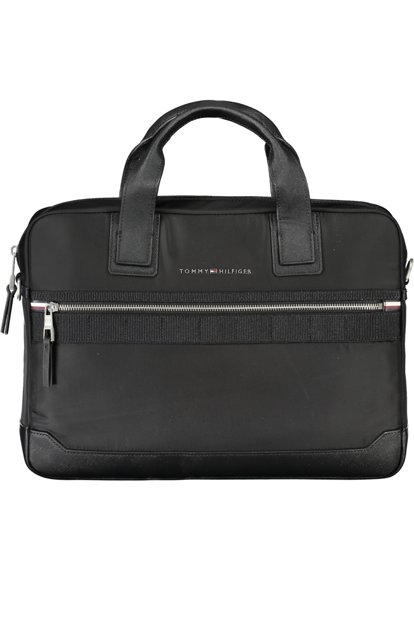 TOMMY HILFIGER SCHWARZER HERREN-AKTENTASCHE