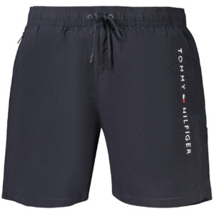 TOMMY HILFIGER HERREN BADEANZUG MIT BLAUEM UNTERTEIL