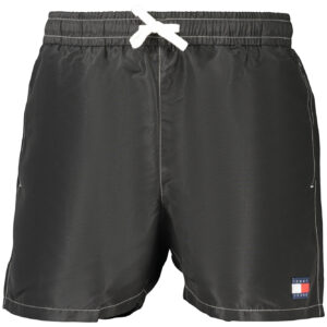 TOMMY HILFIGER Herren-Badeanzug mit schwarzem Unterteil