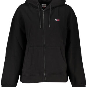 TOMMY HILFIGER SCHWARZES ZIP-SWEATSHIRT FÜR DAMEN