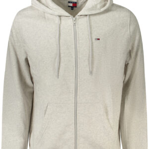 TOMMY HILFIGER HERREN SWEATSHIRT MIT ZIP-UP GRAU