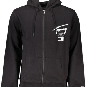TOMMY HILFIGER HERREN-SWEATSHIRT MIT SCHWARZEM REISSVERSCHLUSS