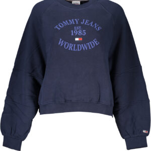 TOMMY HILFIGER DAMEN-SWEATSHIRT MIT BLAUEM REISSVERSCHLUSS