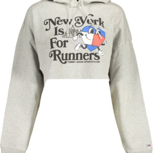 TOMMY HILFIGER SWEATSHIRT OHNE REISSVERSCHLUSS DAMEN GRAU