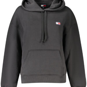 TOMMY HILFIGER SWEATSHIRT OHNE REISSVERSCHLUSS DAMEN SCHWARZ