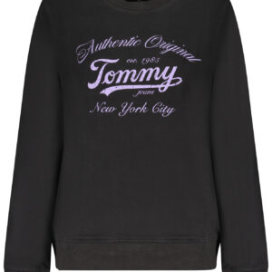 TOMMY HILFIGER SCHWARZES DAMEN-SWEATSHIRT MIT REISSVERSCHLUSS