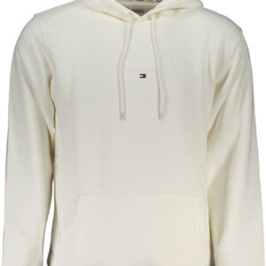 TOMMY HILFIGER WEISSES SWEATSHIRT FÜR HERREN MIT REISSVERSCHLUSS