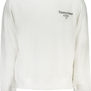 TOMMY HILFIGER WEISSES SWEATSHIRT FÜR HERREN MIT REISSVERSCHLUSS