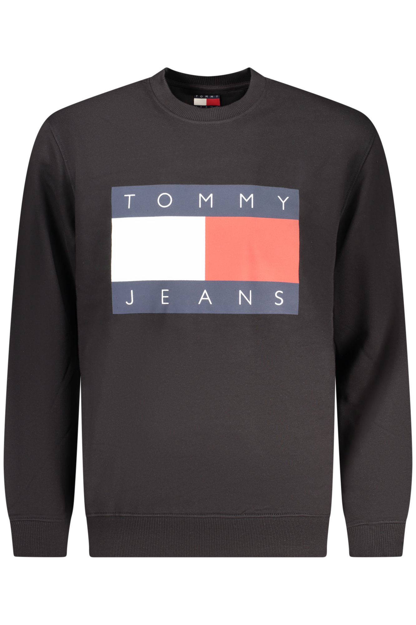 TOMMY HILFIGER Herren-Sweatshirt mit Reißverschluss, schwarz