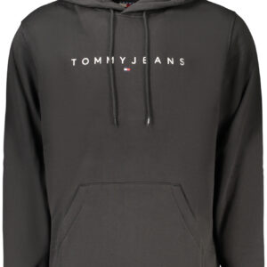 TOMMY HILFIGER Herren-Sweatshirt mit Reißverschluss, schwarz