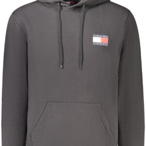 TOMMY HILFIGER Herren-Sweatshirt mit Reißverschluss, schwarz