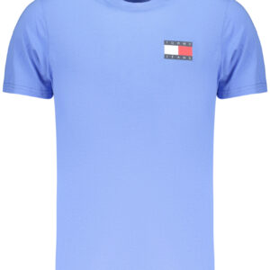 TOMMY HILFIGER Herren-T-Shirt mit kurzen Ärmeln, blau