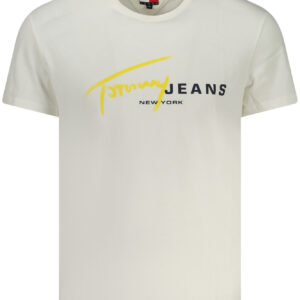 TOMMY HILFIGER KURZARM T-SHIRT HERREN WEISS