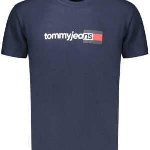 TOMMY HILFIGER HERREN-T-SHIRT MIT KURZEN ÄRMELN, BLAU