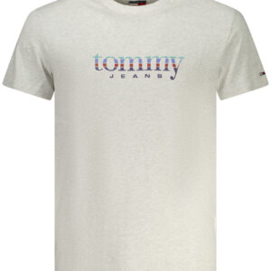 TOMMY HILFIGER HERREN-T-SHIRT MIT KURZEN ÄRMELN, GRAU