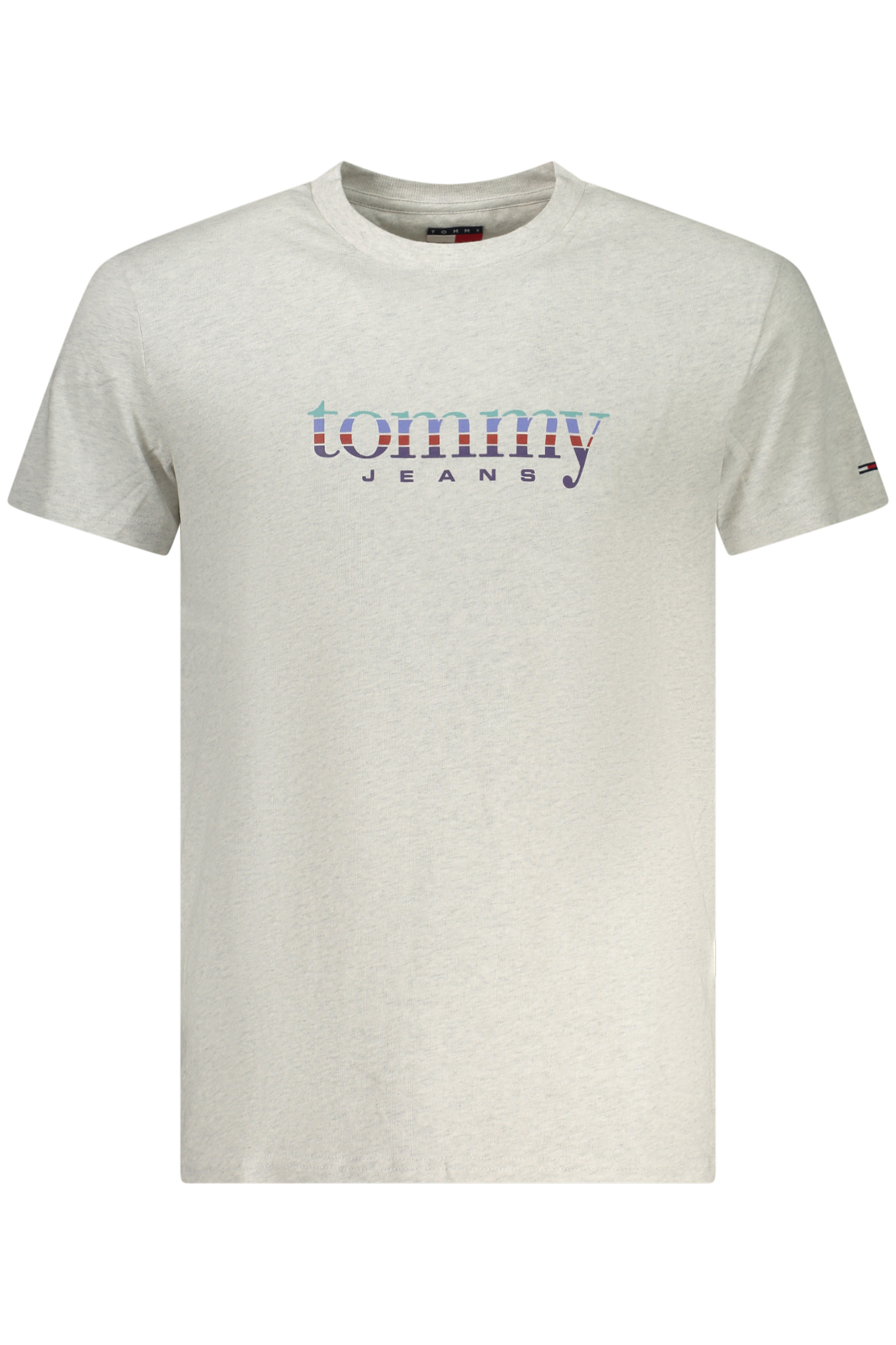 TOMMY HILFIGER HERREN-T-SHIRT MIT KURZEN ÄRMELN, GRAU