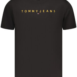 TOMMY HILFIGER HERREN-T-SHIRT MIT KURZEN ÄRMELN, SCHWARZ